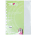 Folhas linhas brancas quadriculadas 120g para Caderno Inteligente Grande Embalagem Frente
