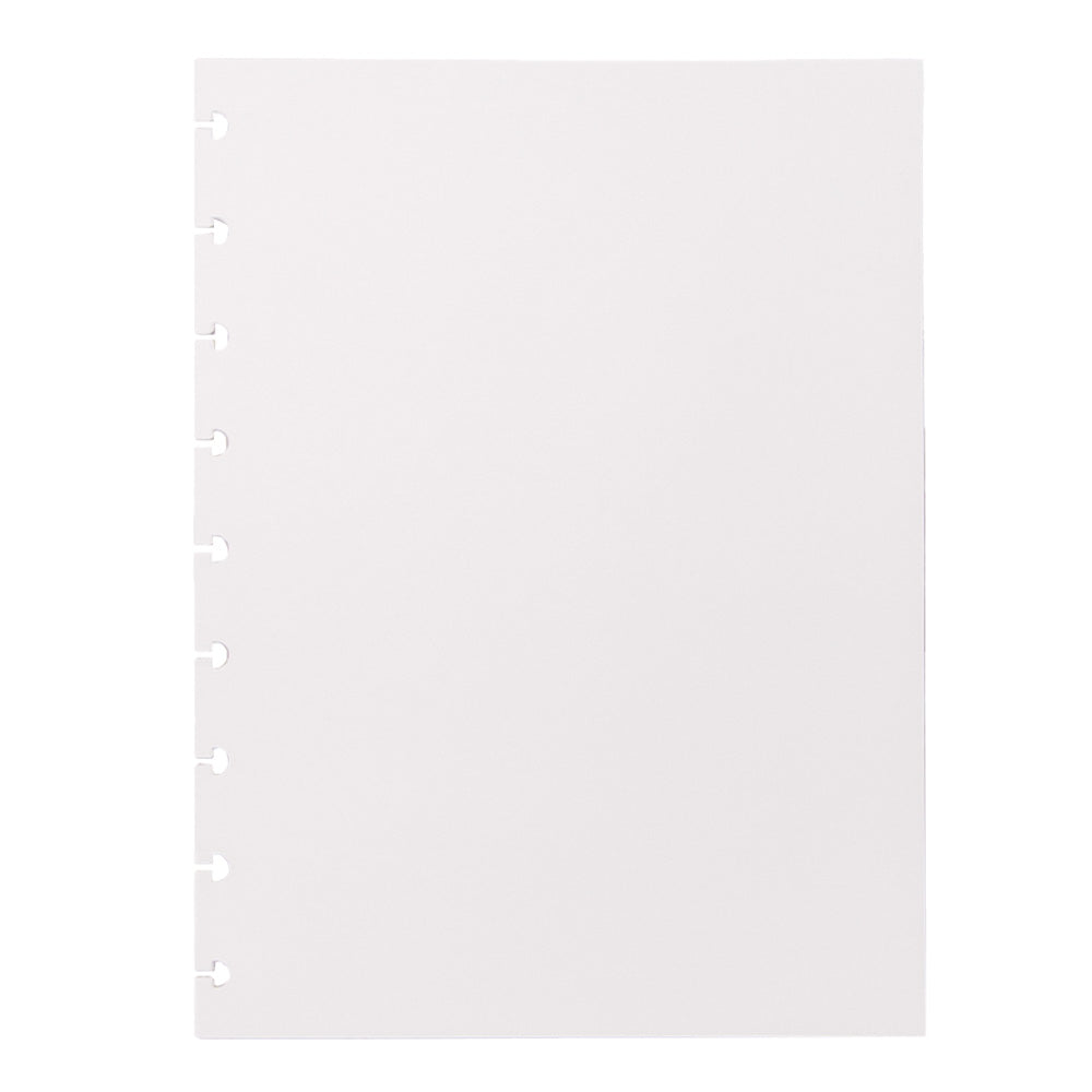 Folhas lisas brancas 120g para Caderno Inteligente Médio (Planner) Verso