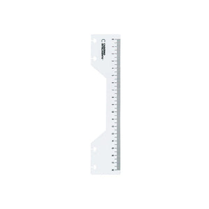 Régua para Caderno Inteligente c/18cm Embalagem Frente