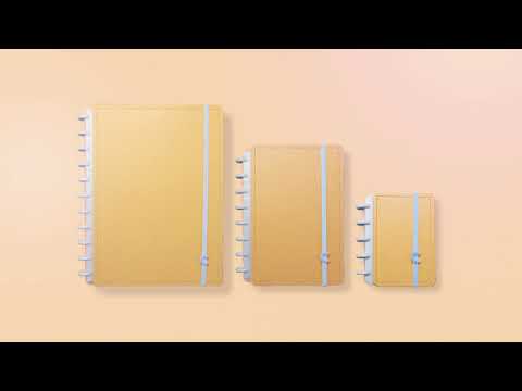 Caderno Inteligente Laranja Pastel A5 Interior
